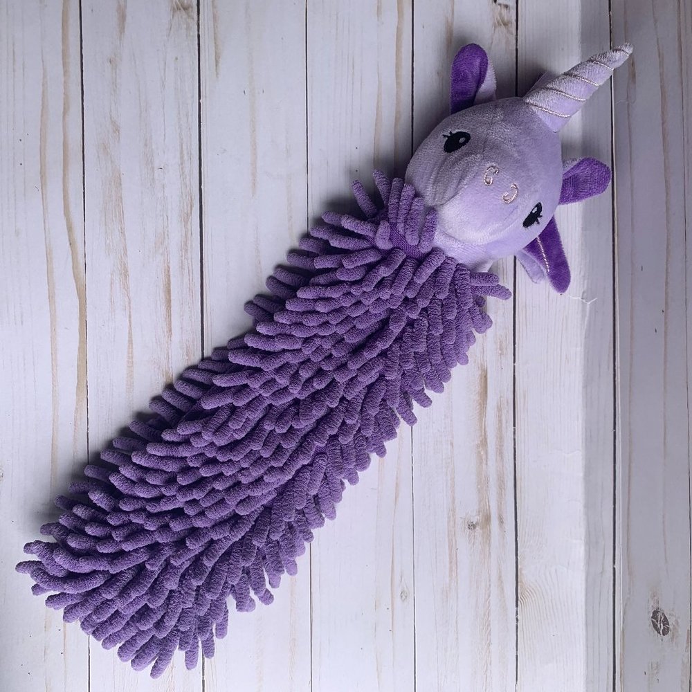 Norwex Unicorn Chenille Pet-to-Dry Hand Towel